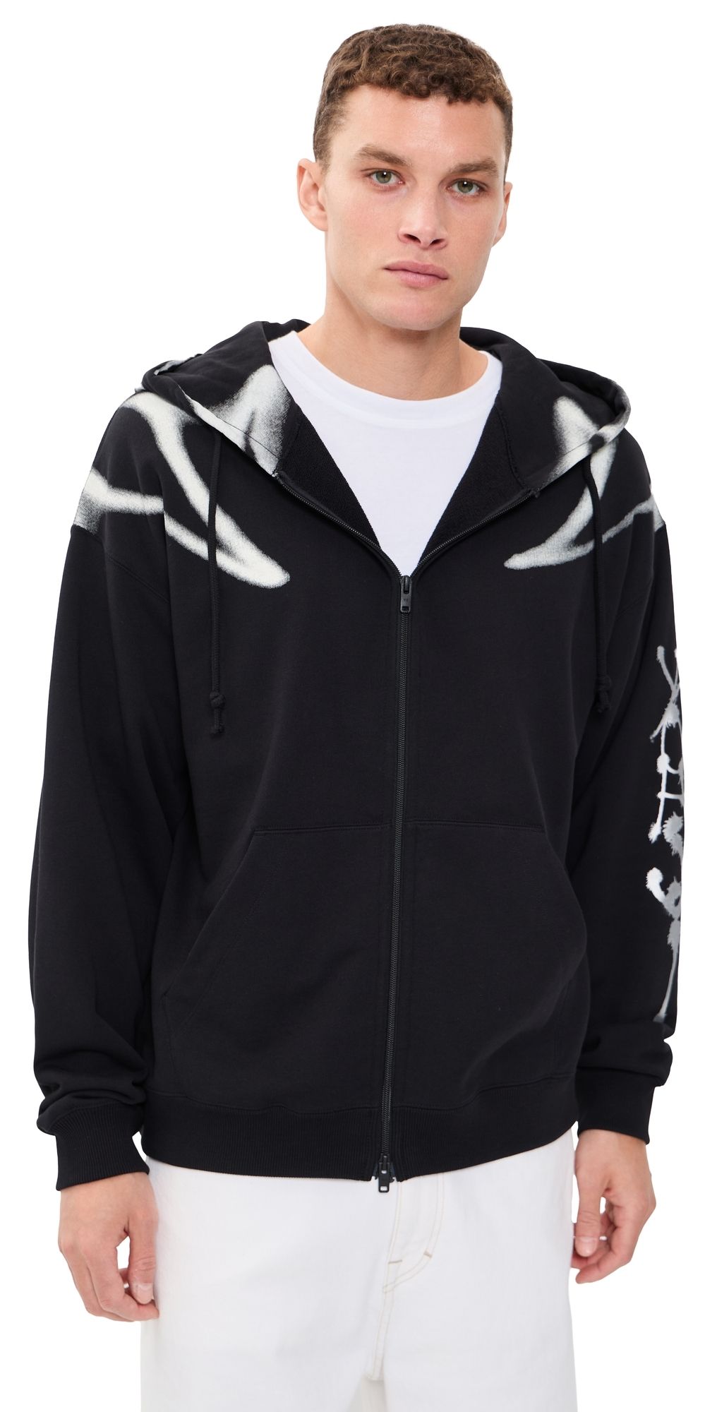 Y-3 Graphic Hoodie Black L