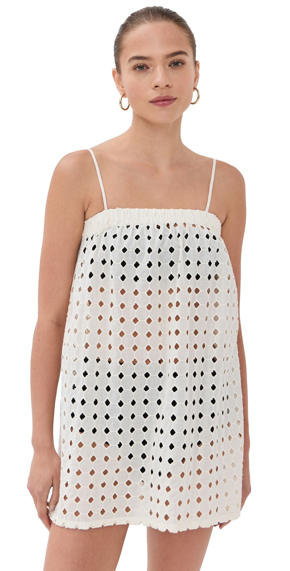 LE BOP Camille Dress Black Eyelet L