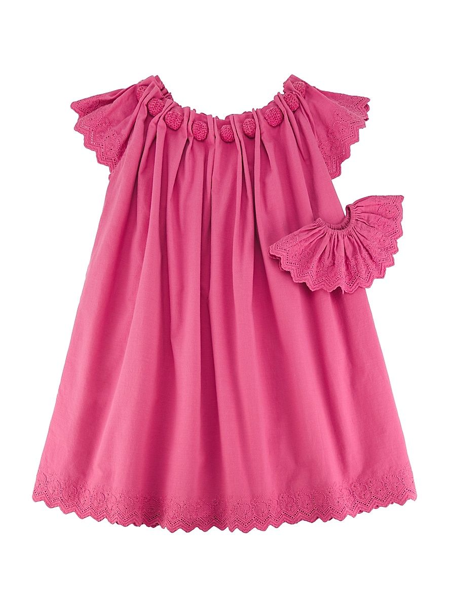 Little Girl's & Girl's Jasper Embroidered Dress - Rosette - Size 6