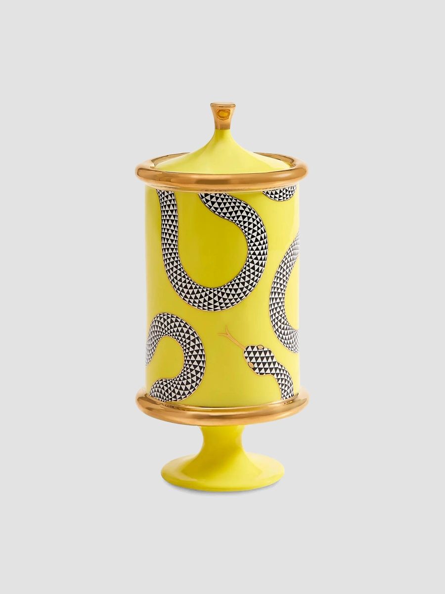 Jonathan Adler Eden Small Canister - Yellow