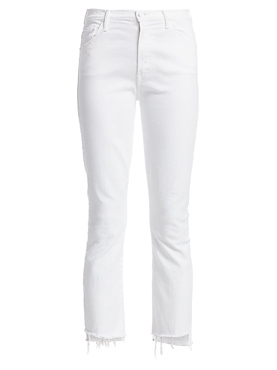 Women's The Insider High-Rise Step Frayed-Hem Stretch Boot-Cut Jeans - Fairest Of Them All - Size 34