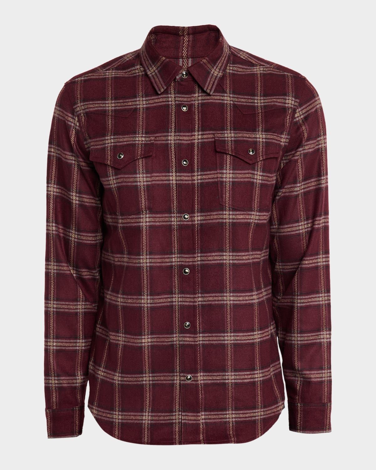 Men & apos;s Eastwood Plaid Western Shirt