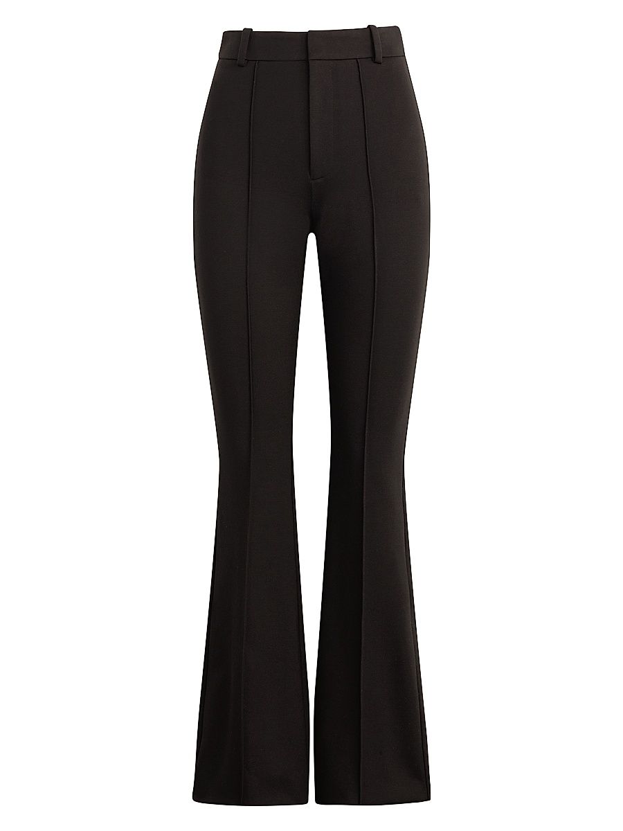 Women's Devin High-Rise Flare Pants - Black - Size 12