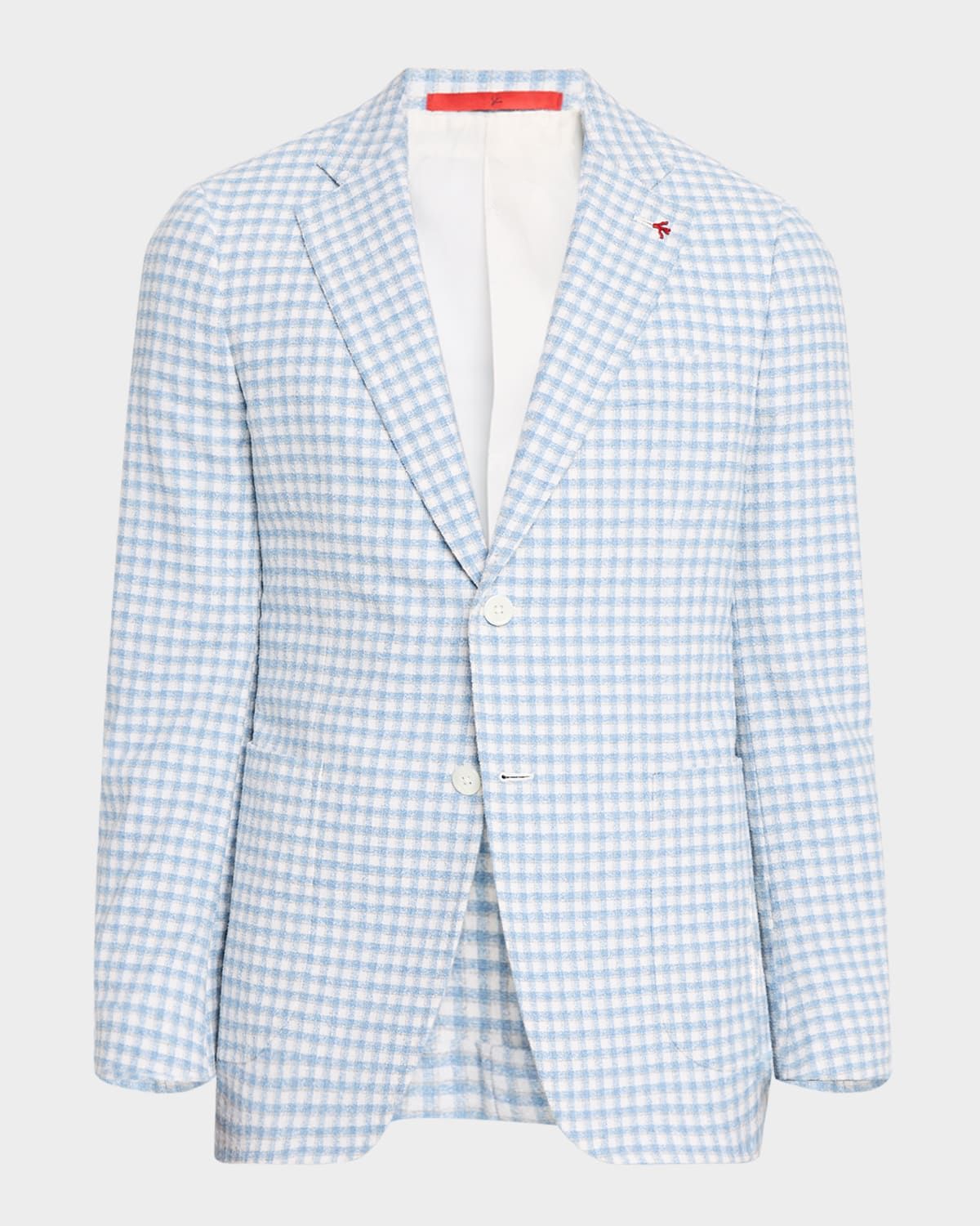 Men & apos;s Check Boucle Sport Coat