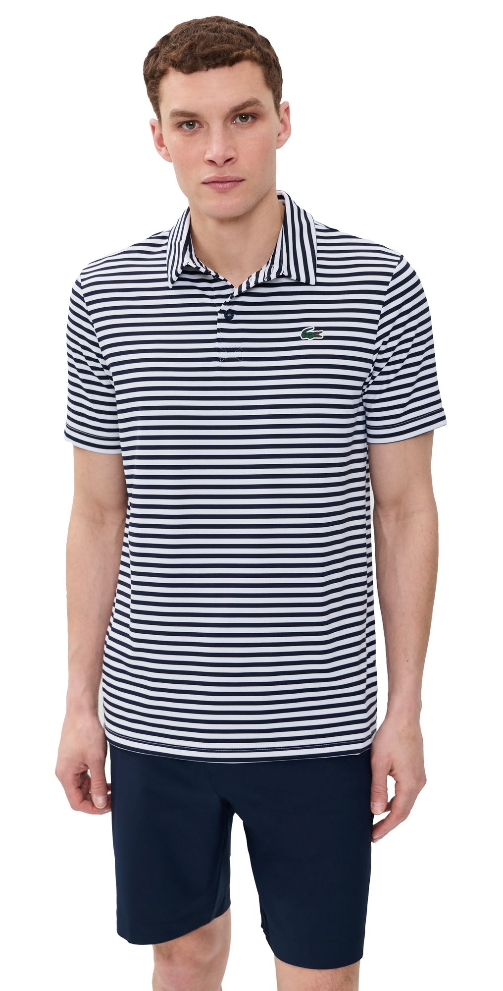 Lacoste Golf Sport Performance Polo Shirt Marine/Blanc XXL