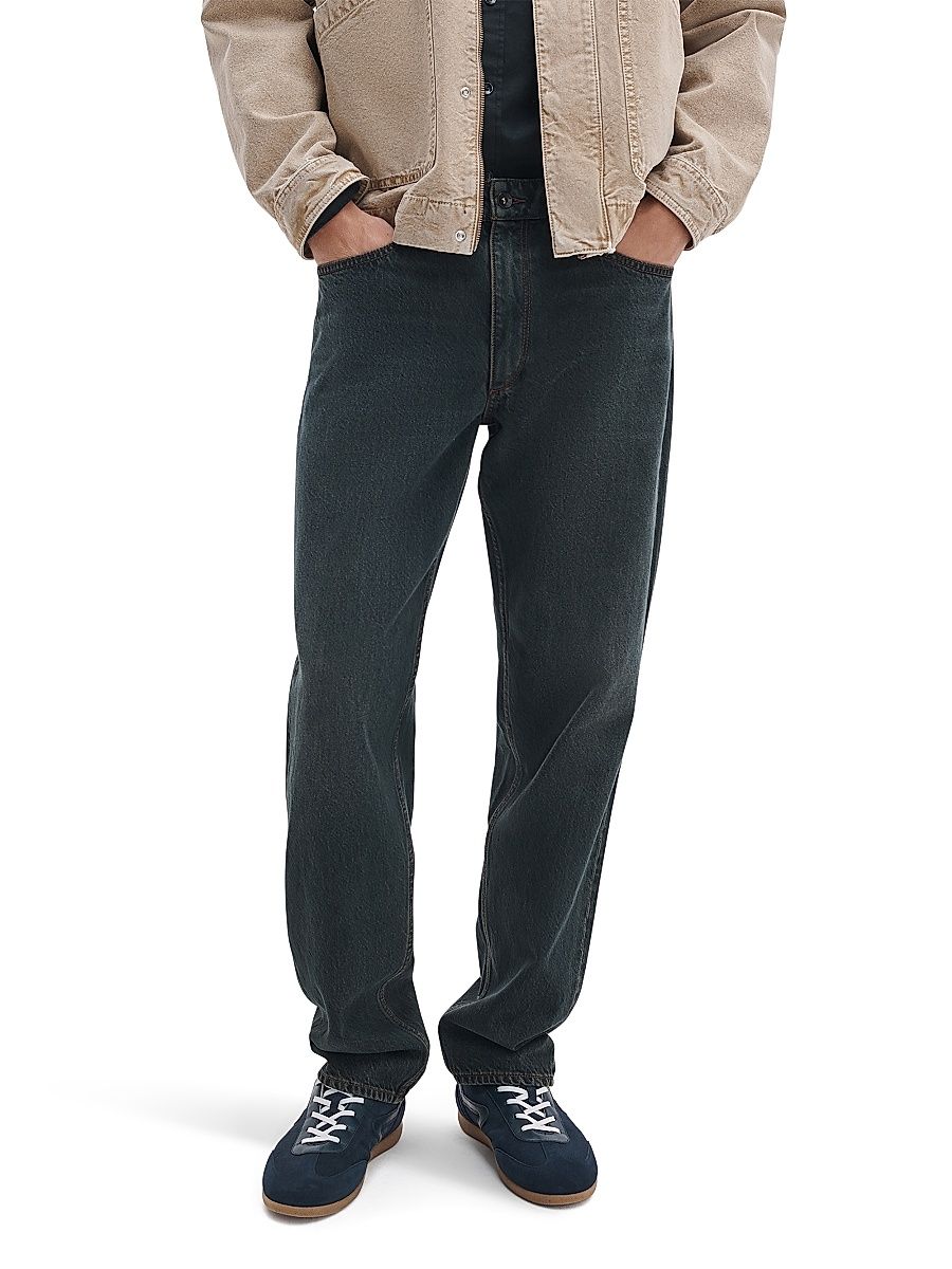 Men's Fit 4 Cotton Mid-Rise Jeans - Oilin - Size 38