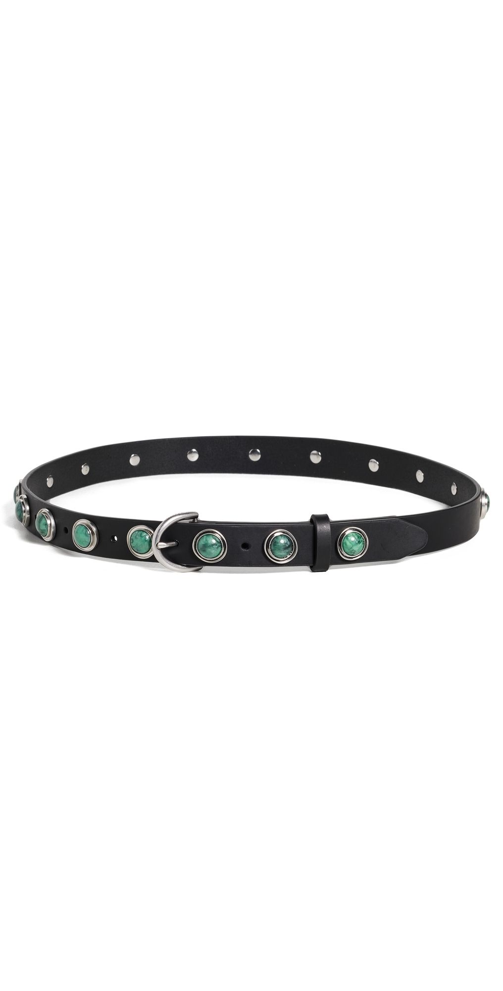 rag & bone Celia Stud Belt Black S