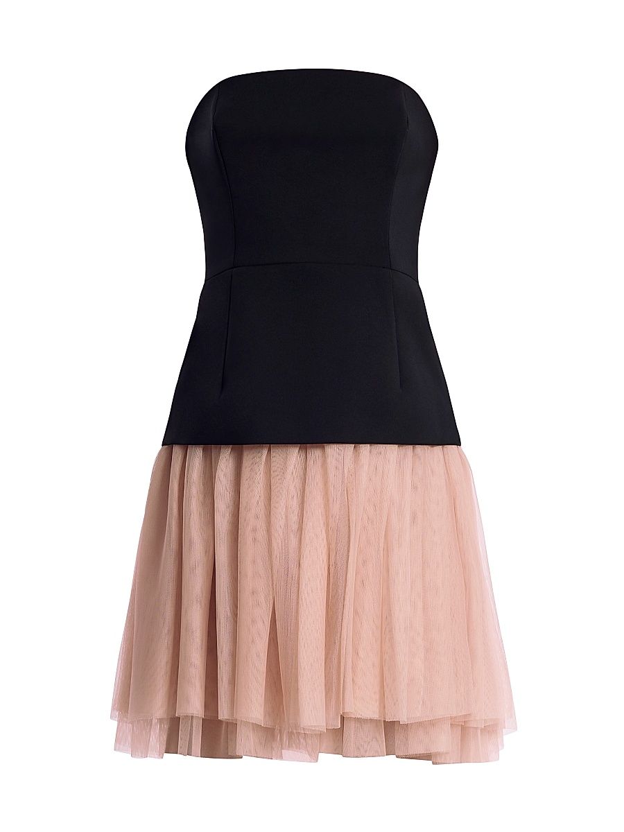 Women's Strapless Tutu Dress - Black Almond - Size 6