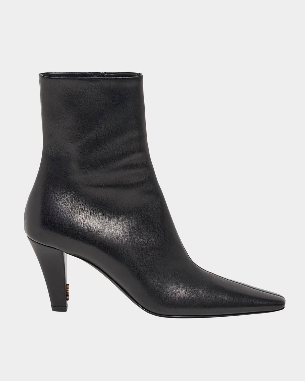 Jill Calfskin Ankle Booties