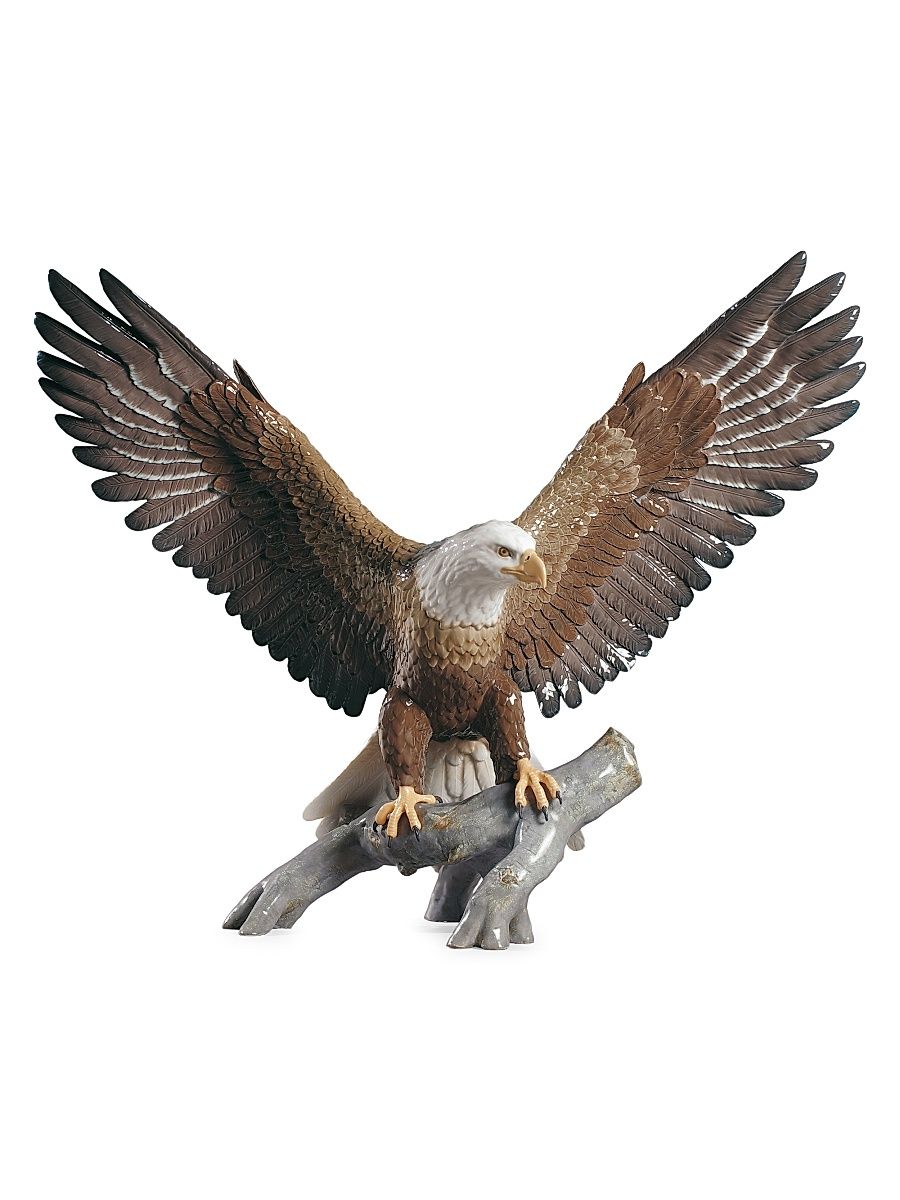 Porcelain Freedom Eagle Figurine