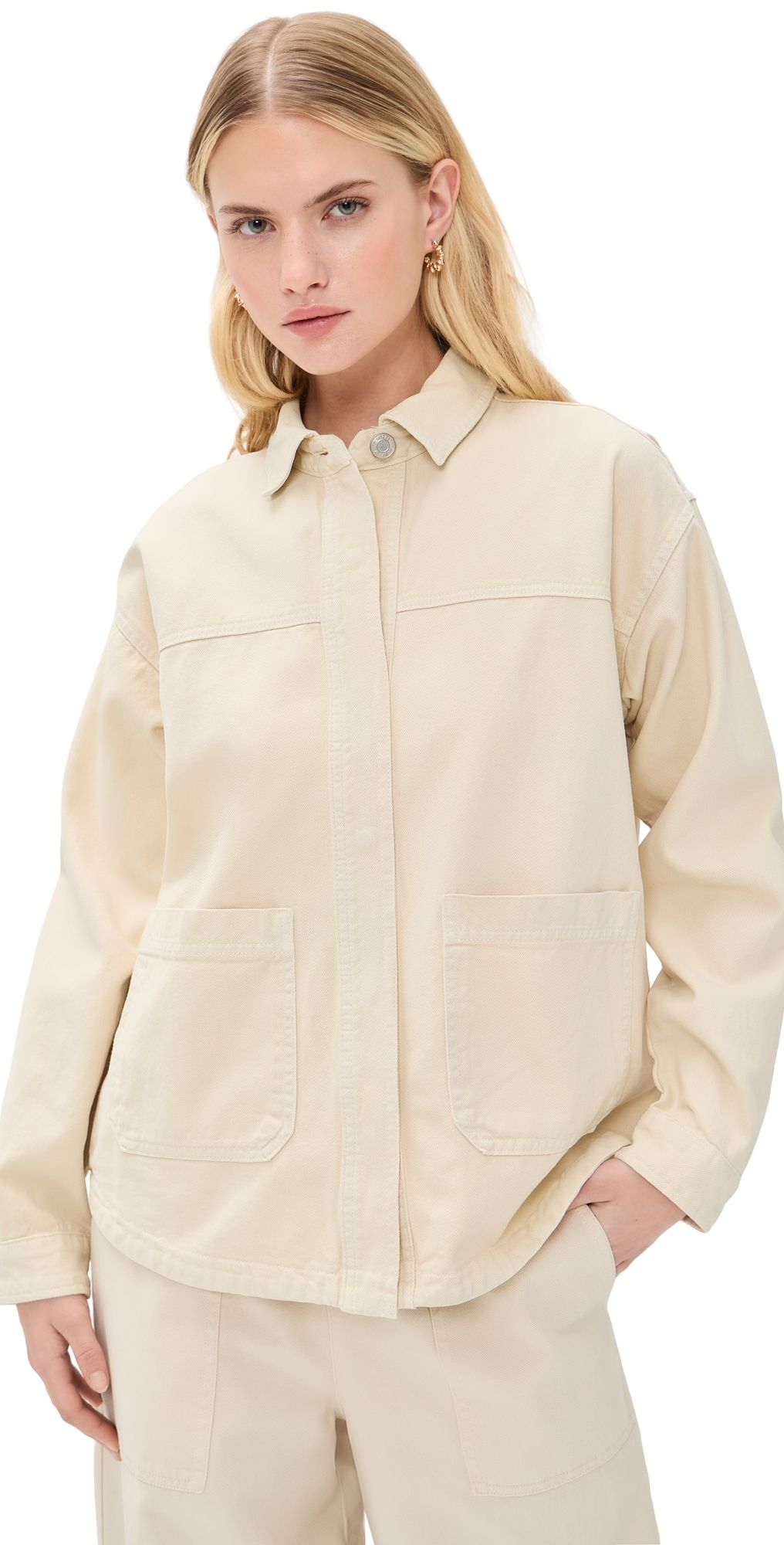Z Supply Bay Breeze Jacket Parchment XS
