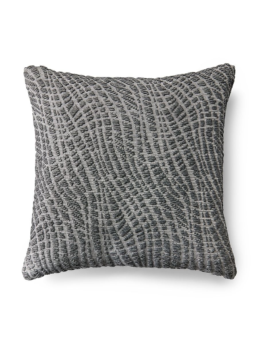 Belluno Woven Decorative Pillow - Flint
