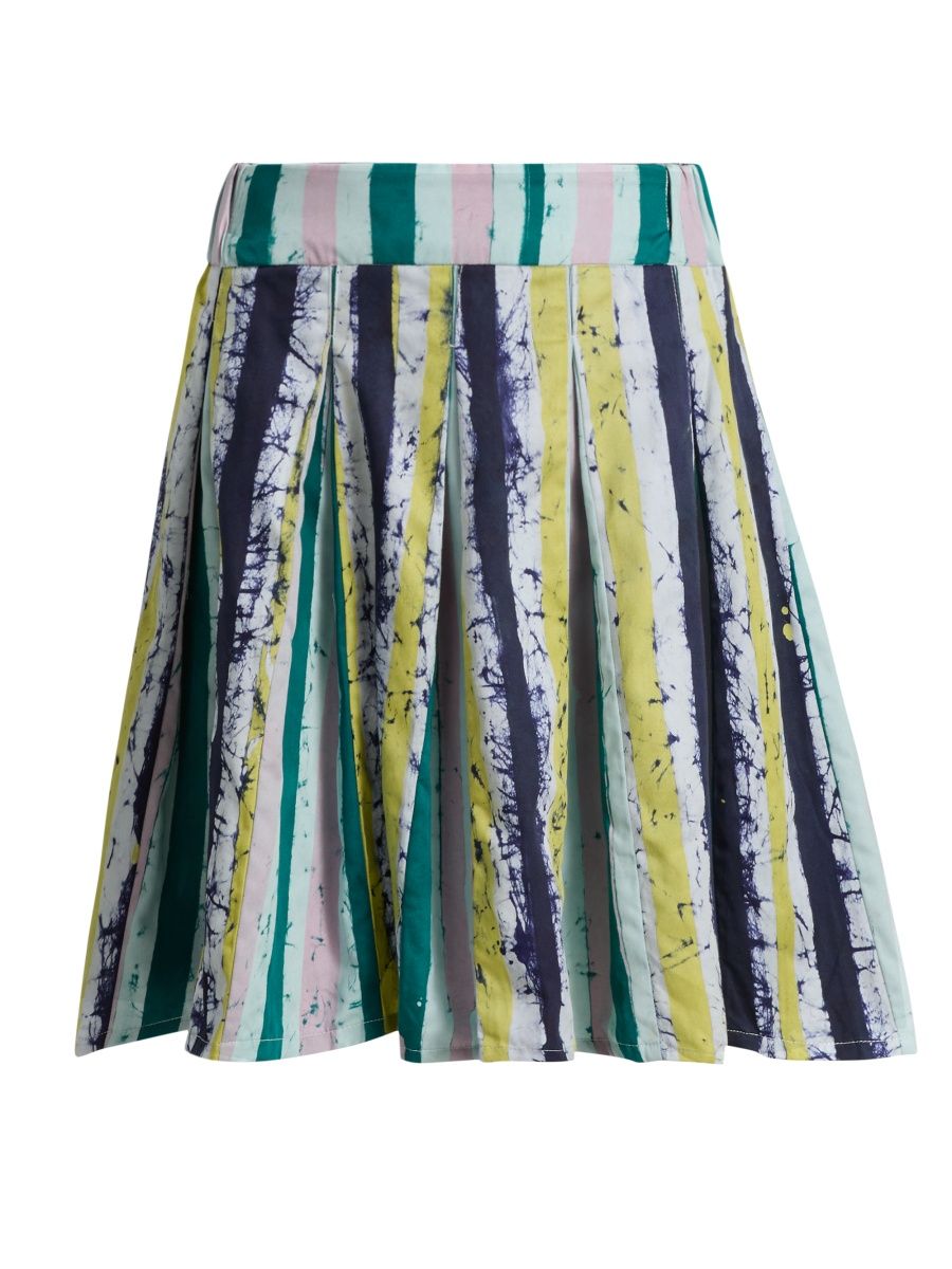 Busayo Women's Kolawole Striped Cotton Skirt - Multicolour - Size XS