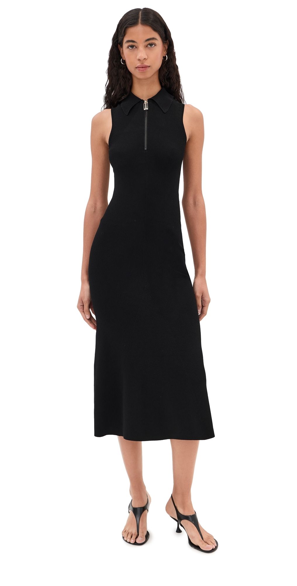 Victoria Beckham Zip Dress Black S