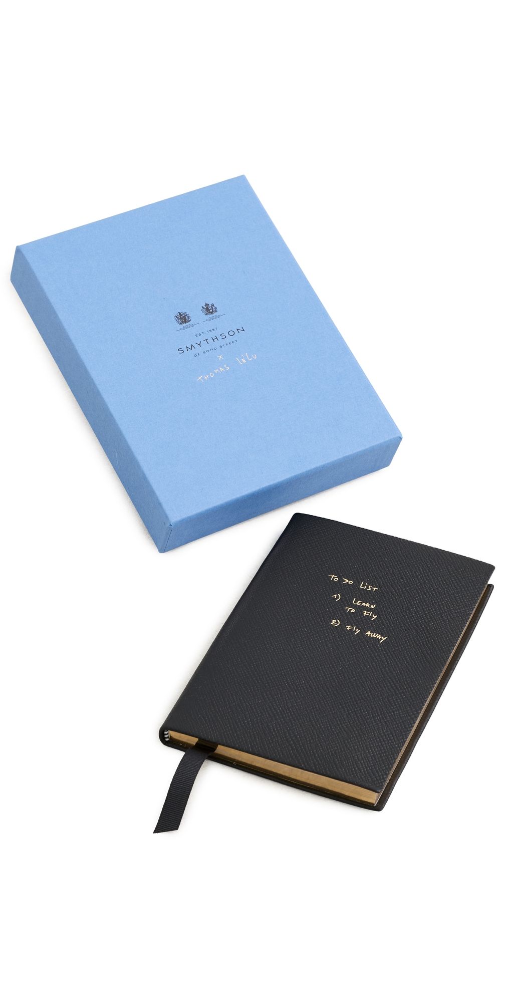 Smythson Smythson x Thomas Lelu To Do List Chelsea Notebook Black One Size