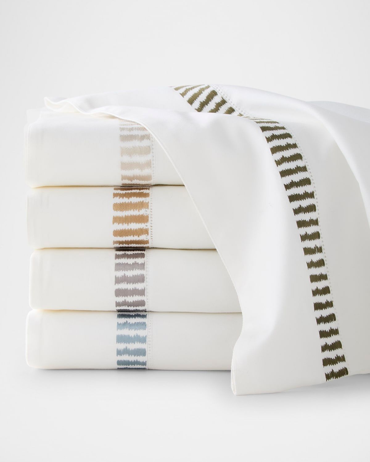 Savona Embroidered Pillowcase Pair, Standard