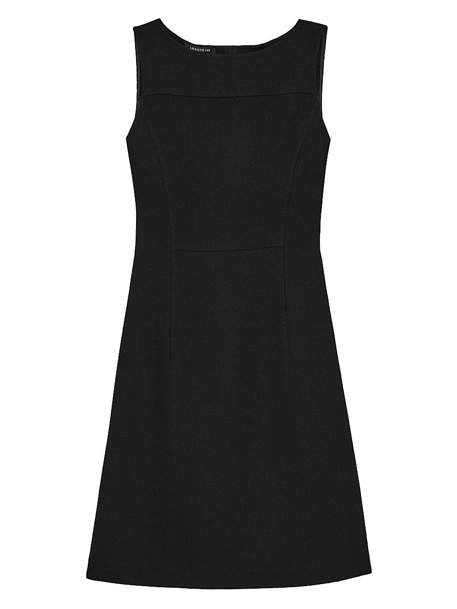 Women's Jojo Wool Shift Dress - Black - Size 12