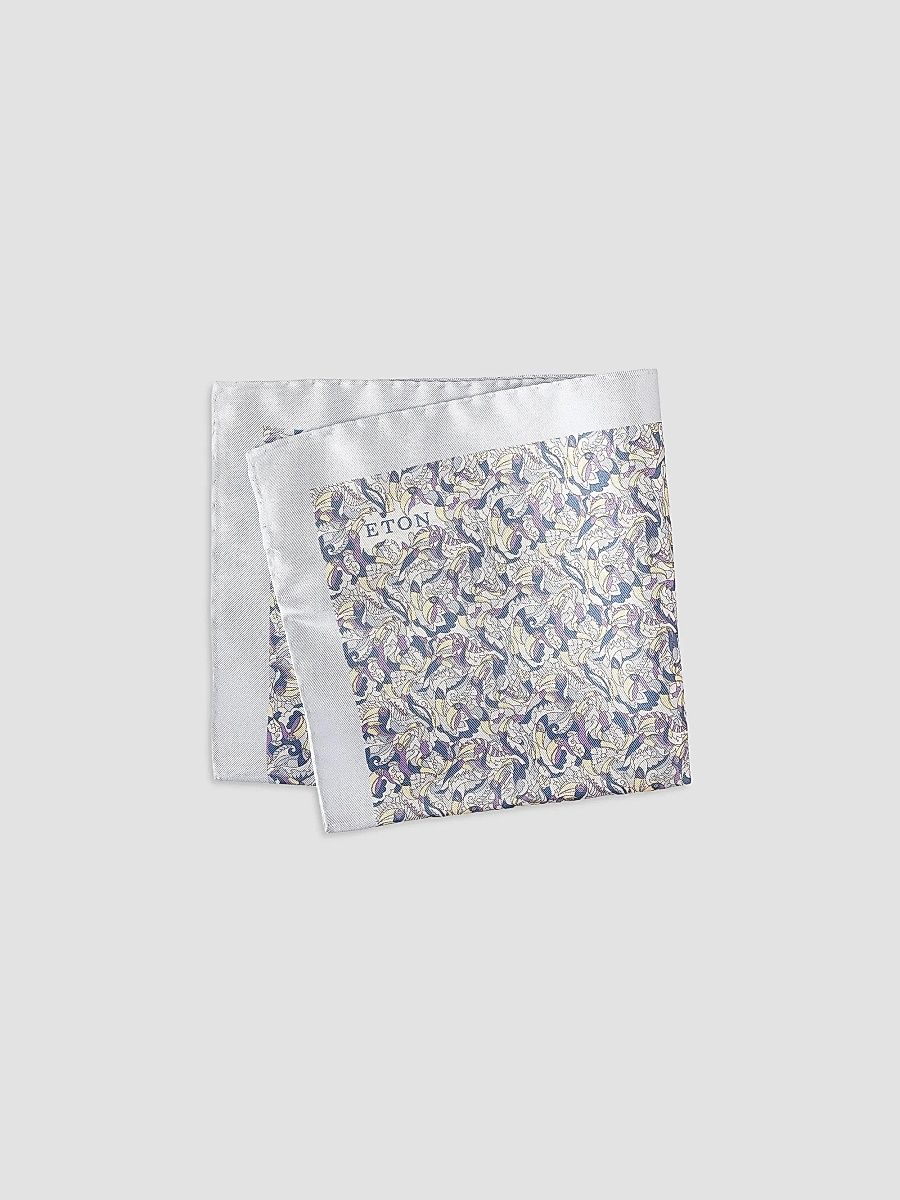 Men's Toucan Silk Twill Pocket Square