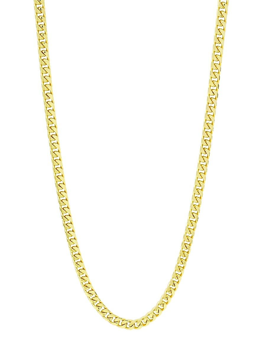 Men's COLLECTION 14K Gold Cuban Link Chain Necklace - Gold
