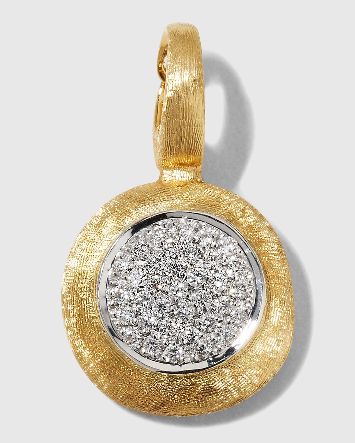 18k Jaipur Small Pendant with Pave Diamonds