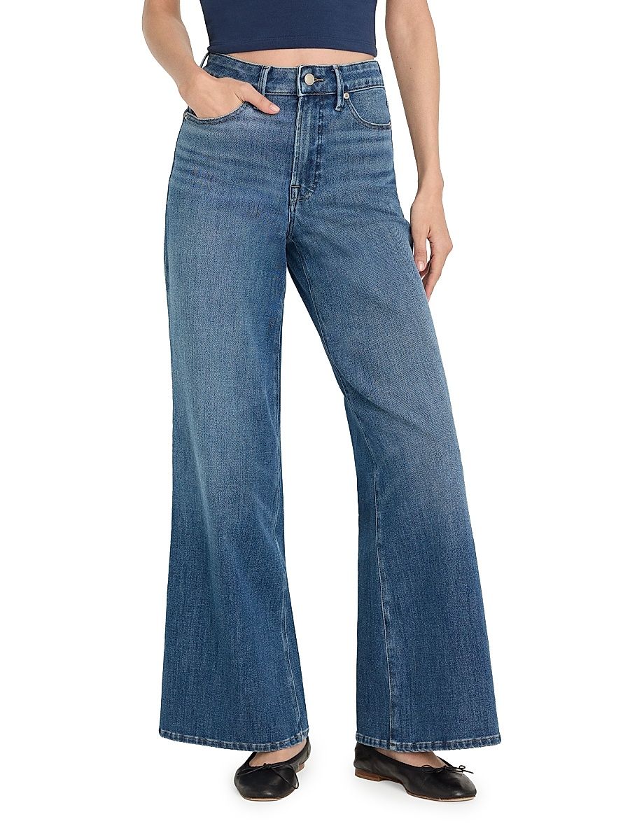 Women's Wide-Leg Jeans - Indigo - Size 8