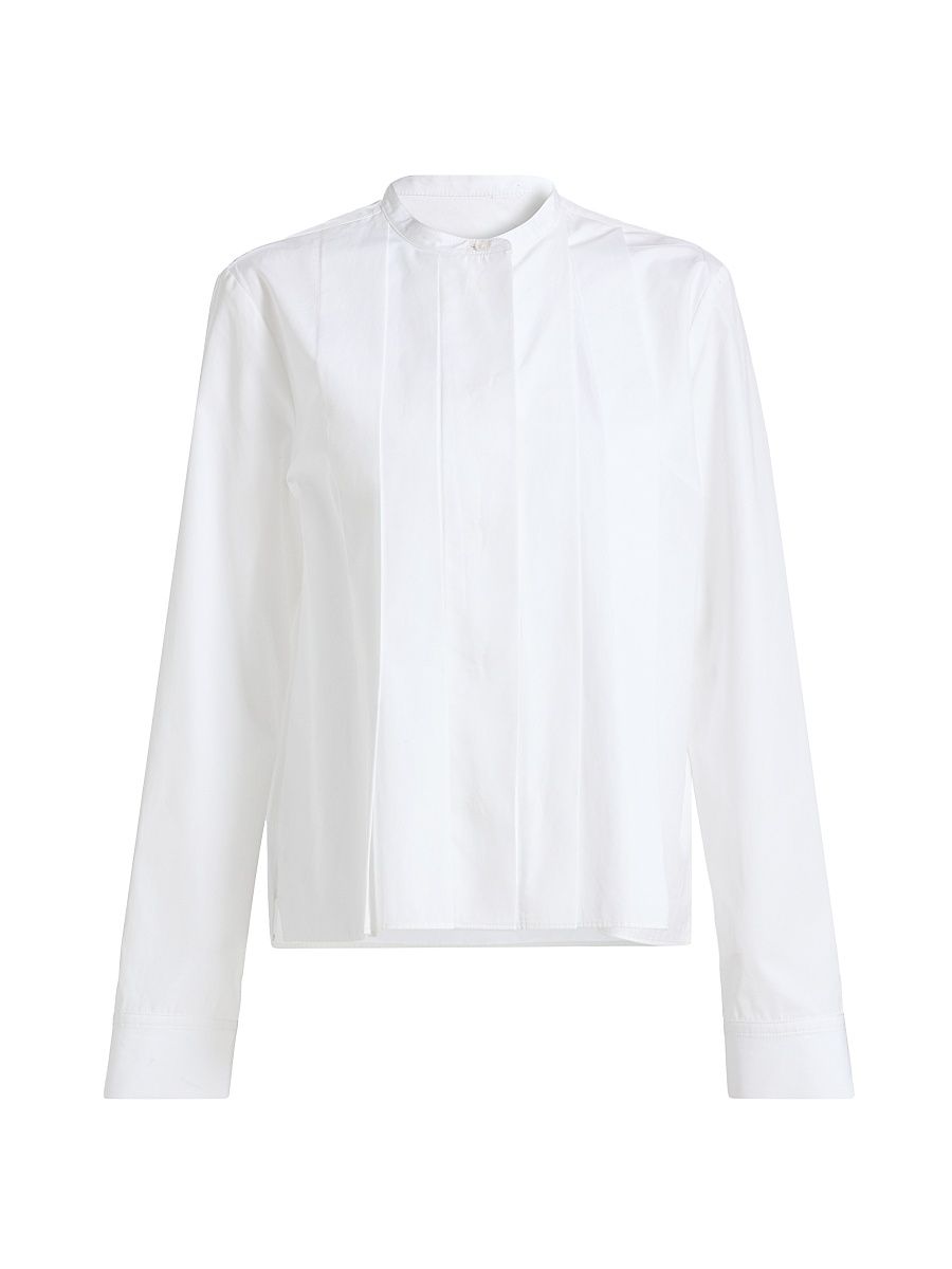 Women's Close Call Cotton Shirt - White - Size XL