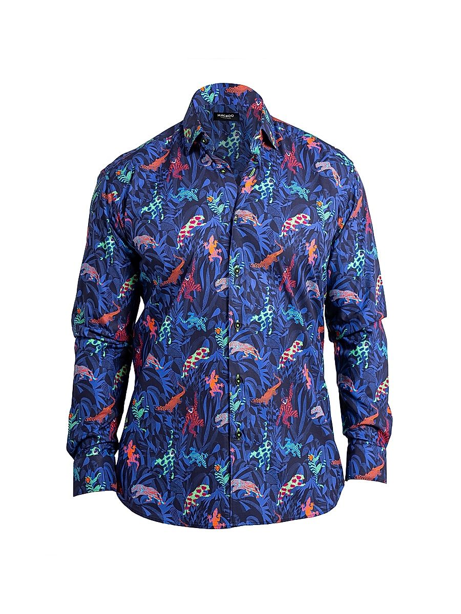 Men's Fibonacci Ascension Shirt - Blue - Size XXL