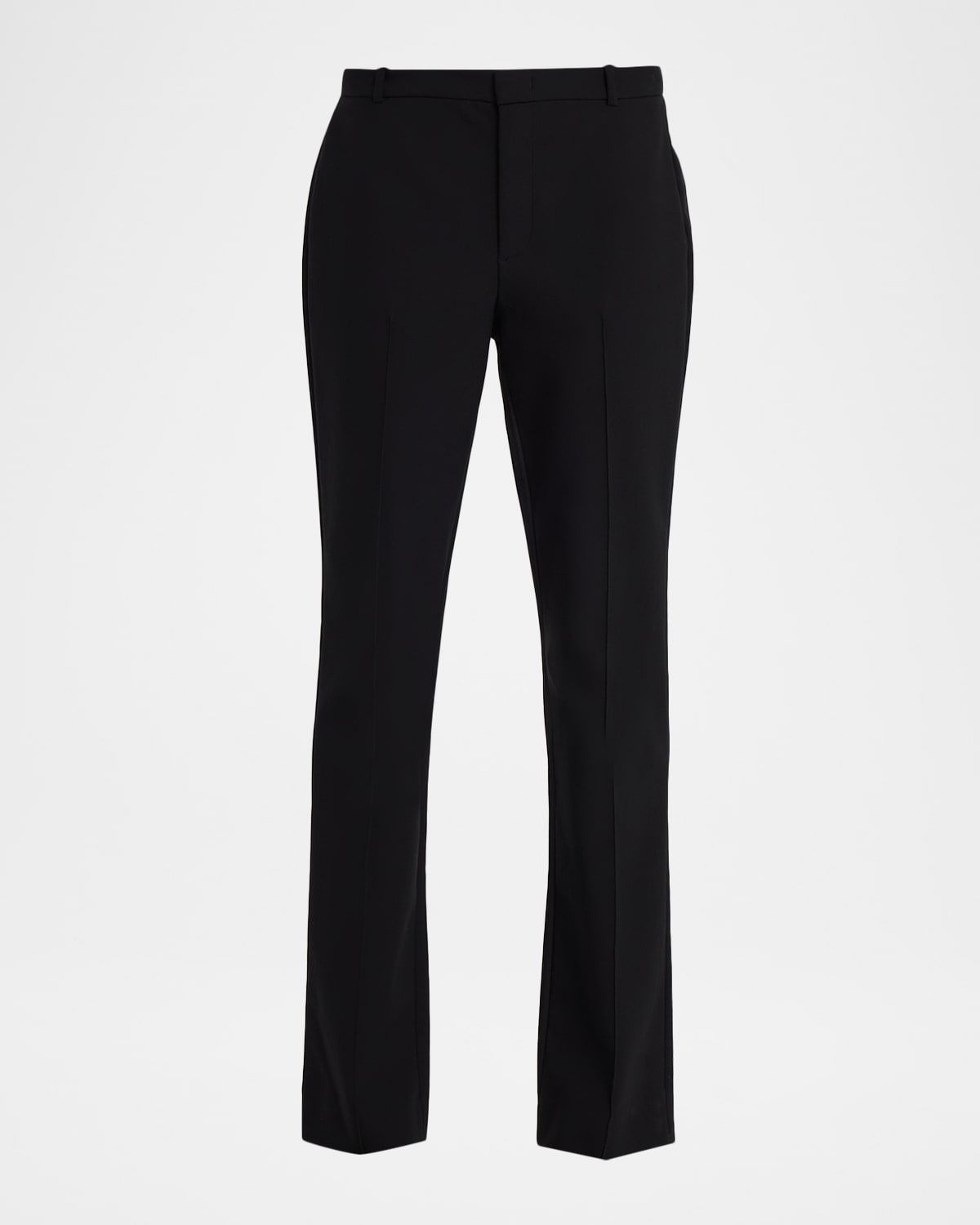 Cotton-Blend Slim Cigarette Pants