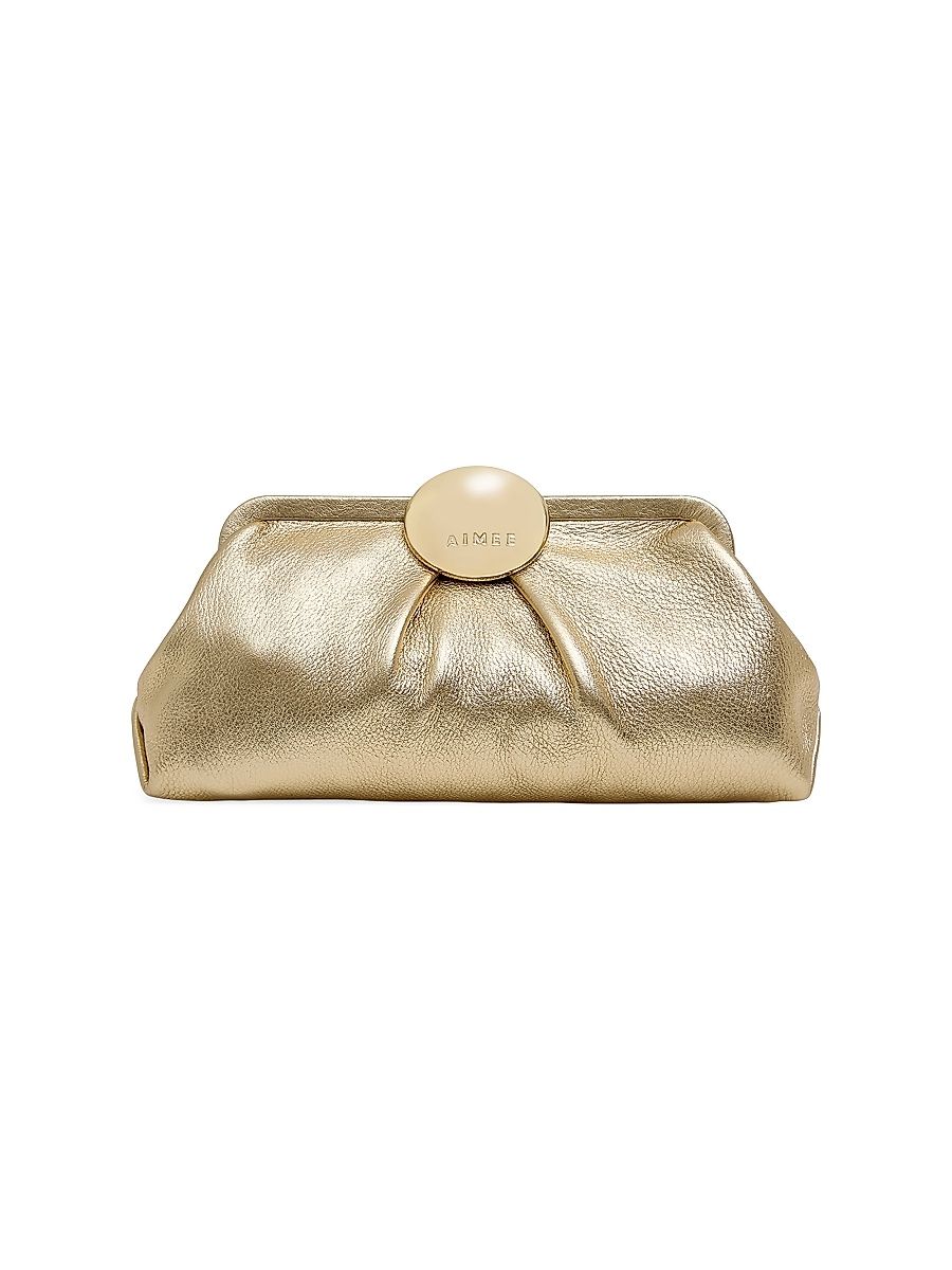Women's Full Circle Clutch - Warm Champagne