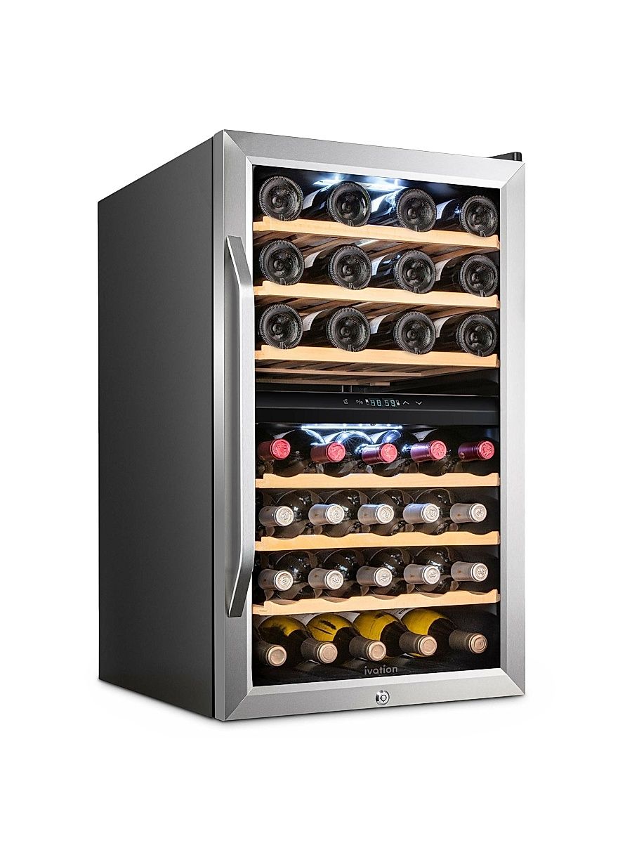 Freestanding Wine Fridge - Grey