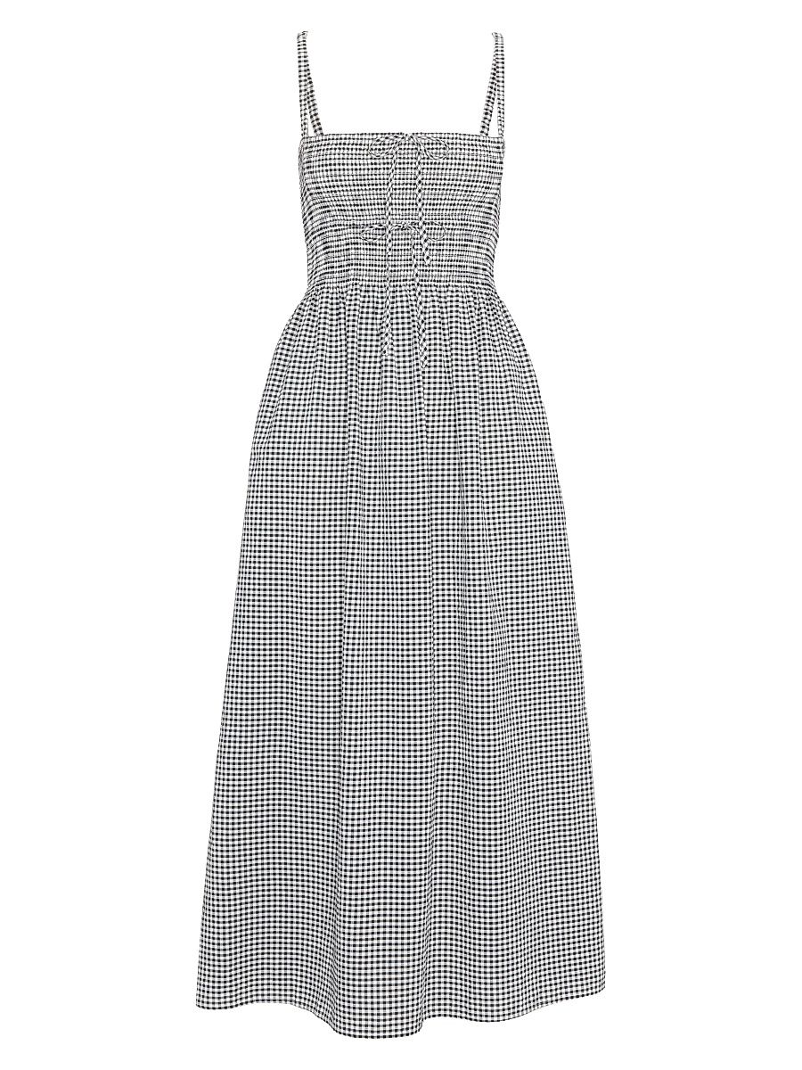 Women's The Larissa Nap Dress - Black Sand Gingham - Size XXL