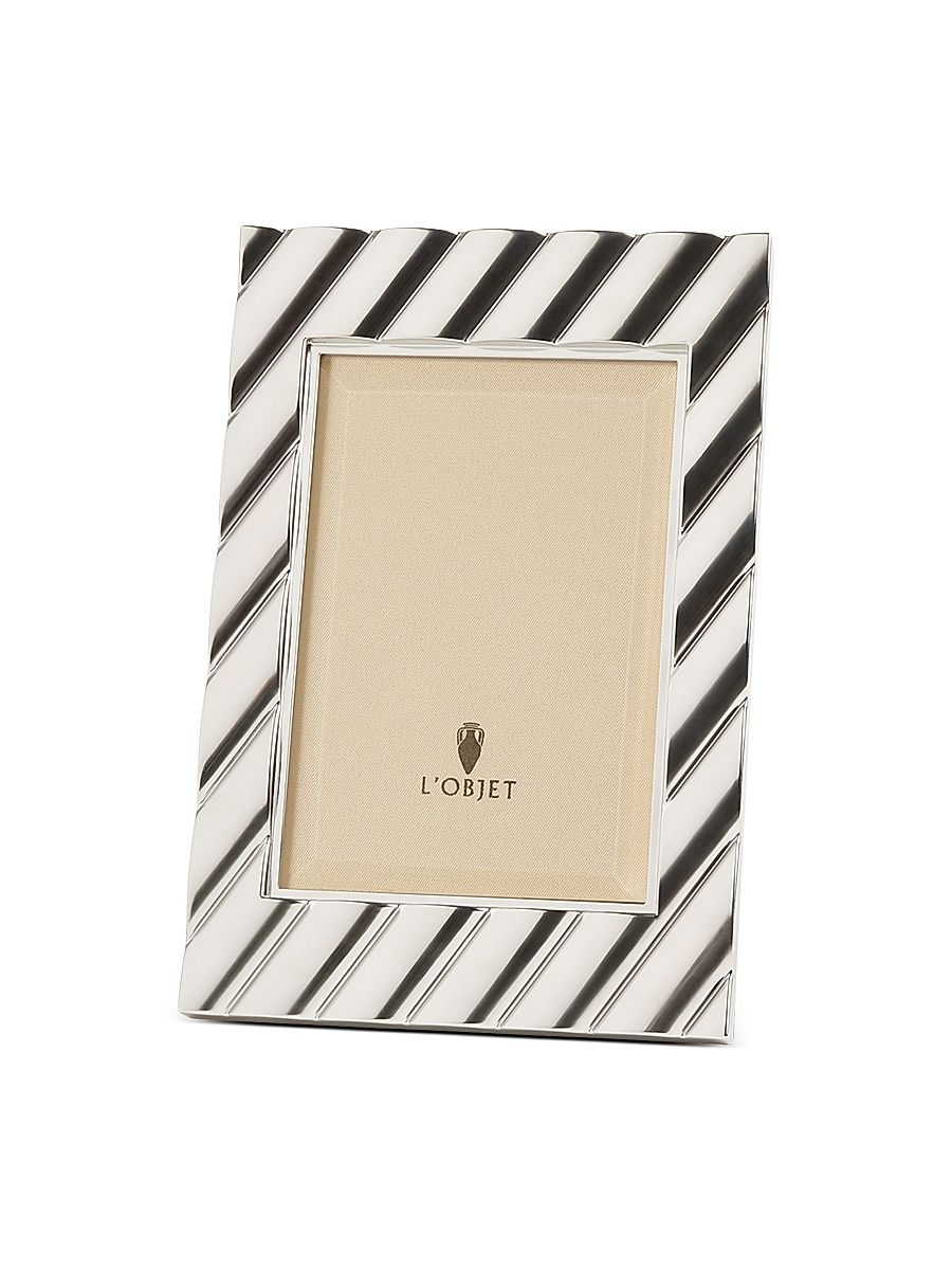 Maxime Metal-Glass 4" x 6" Frame - Silver