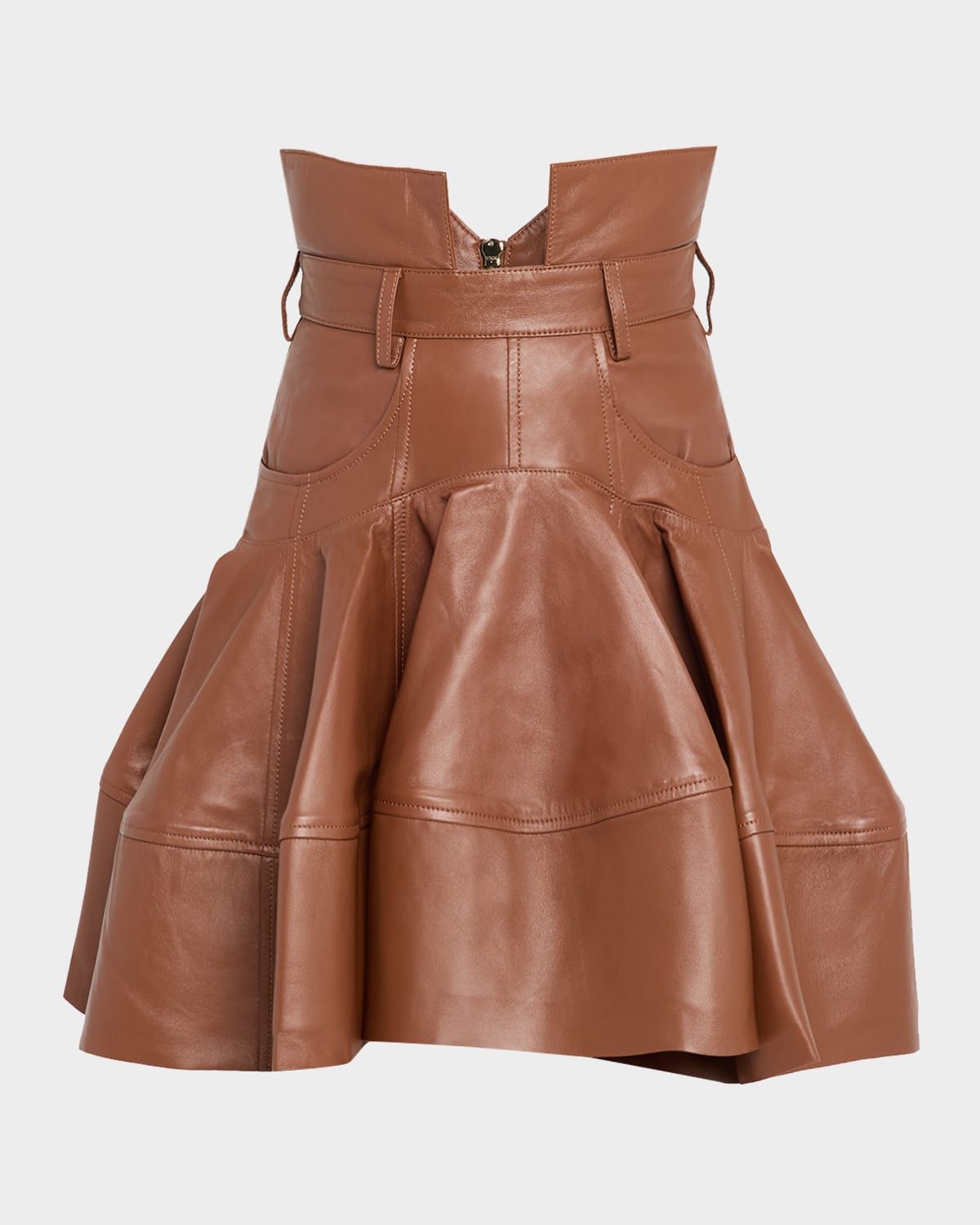 Hypnotic Leather Mini Skirt