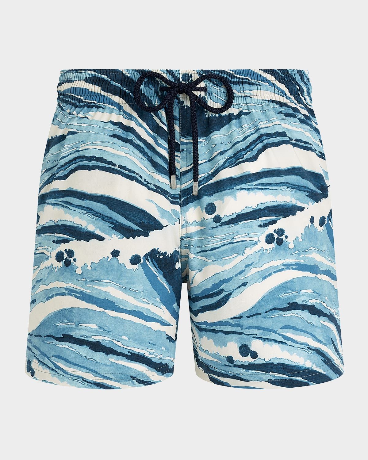 Men & apos;s Wave Stripe Swim Trunks