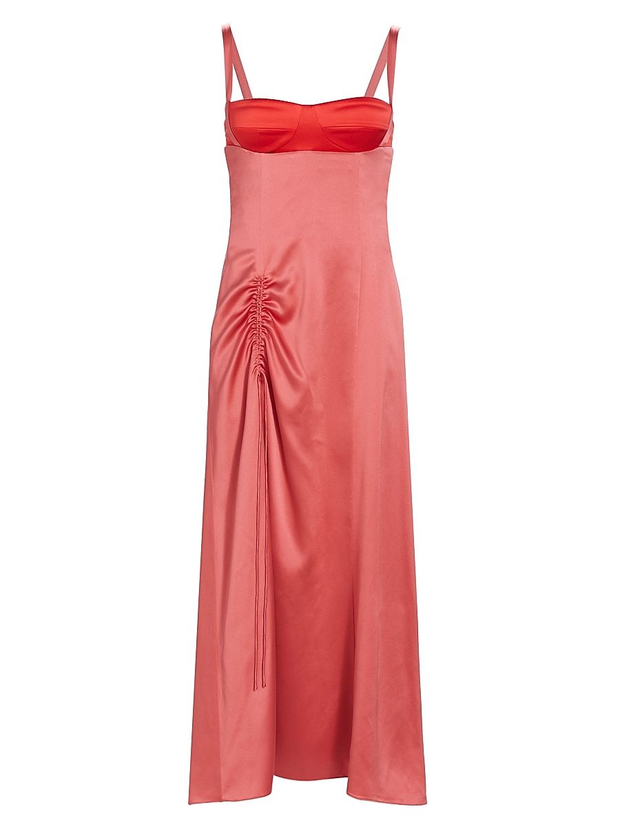 Women's Dark To Light Bustier Slip Dress - Fuschia - Size 6