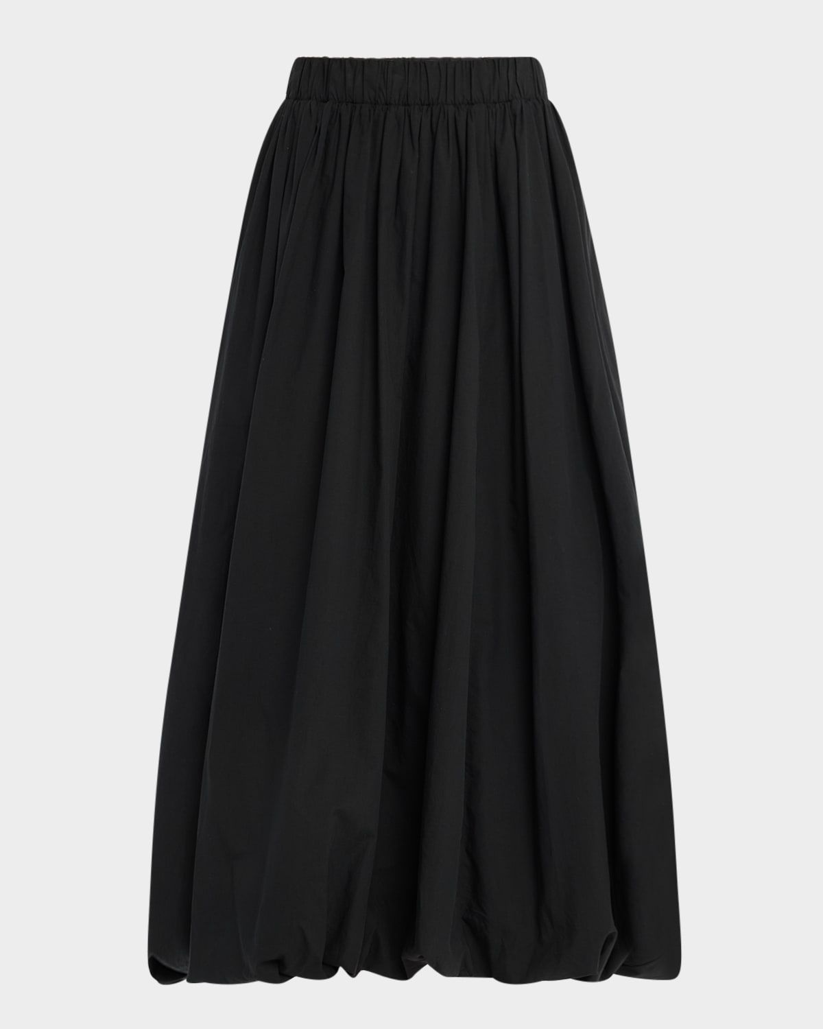 Cala Poplin Bubble Midi Skirt