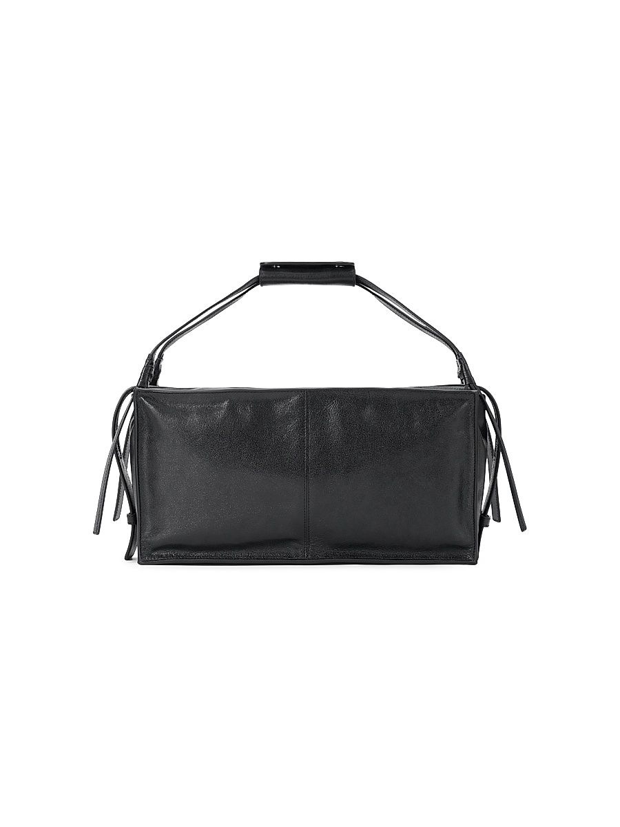 Women's Harold Leather Shoulder Bag - Black