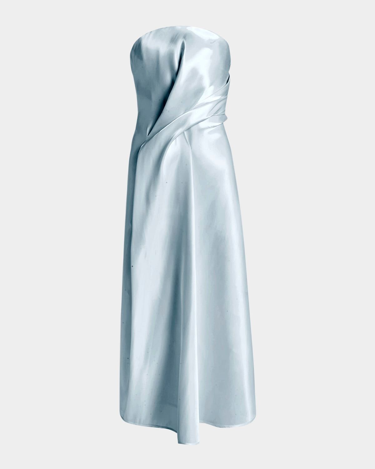 Kate Strapless Liquid Drape Gown