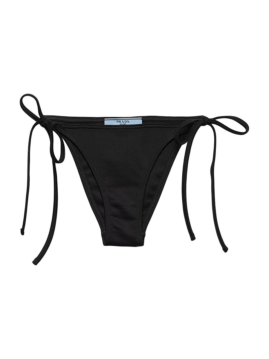 Women's Interlock Knit Bikini Bottom - Black - Size XL