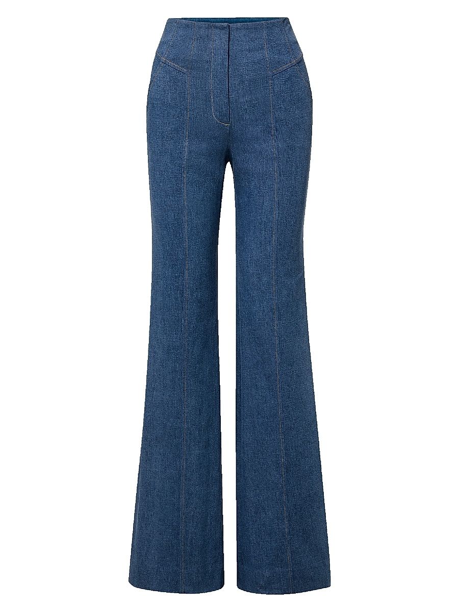 Women's Frenkle Cotton-Blend Bootcut Pants - Cosmo - Size 14