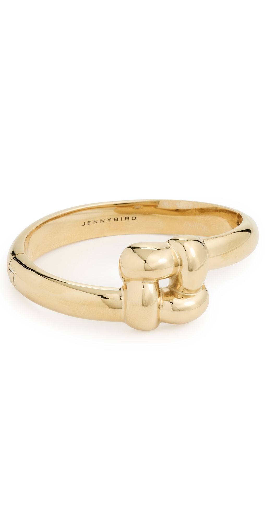 JENNY BIRD Woven Square Bangle High Polish Gold M