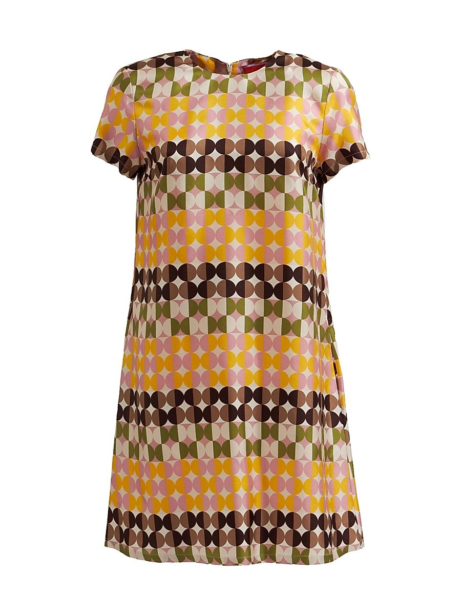 Women's Mini Swing Dress - Mezzaluna Chocolate - Size XXS