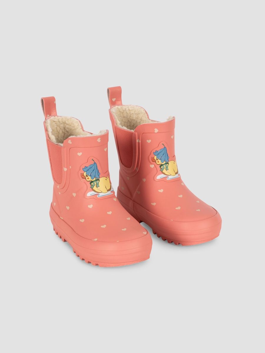 Konges Slojd Girl's Baby Girl's, Little Girl's & Girl's Roi Rain Boots - Coeur Feathers - Size 9.5 (Toddler)