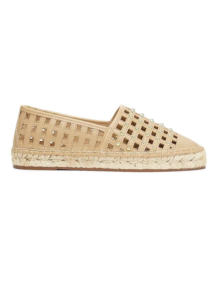 Women's Rochel Cage Studded Espadrilles - Brown Sugar - Size 9