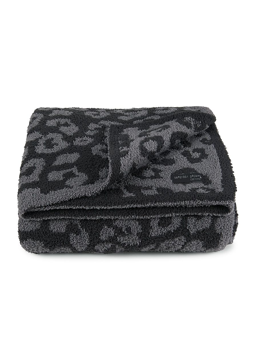 Cozy Chic Barefoot in the Wild Throw - Graphite Carbon