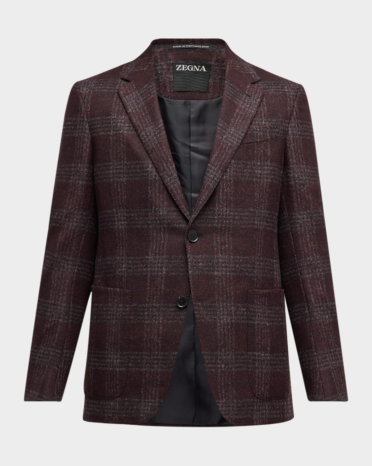 Men & apos;s Wool-Blend Plaid Sport Coat