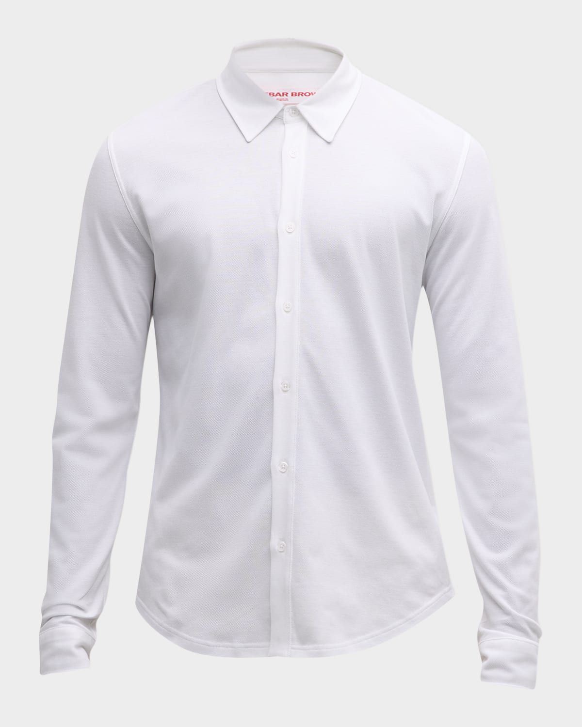 Men & apos;s Giles Pique Button-Down Shirt