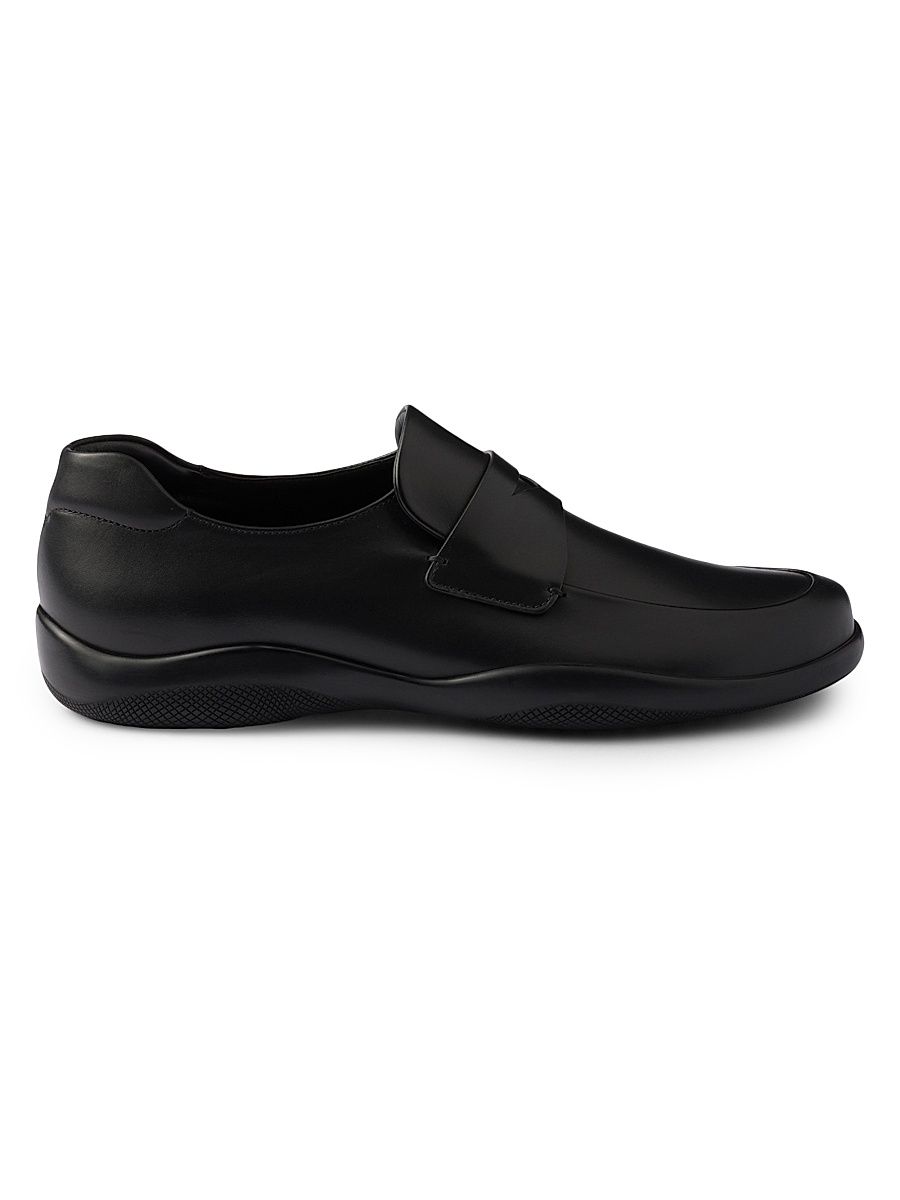 Men's Toblach Leather Loafers - Black - Size 6