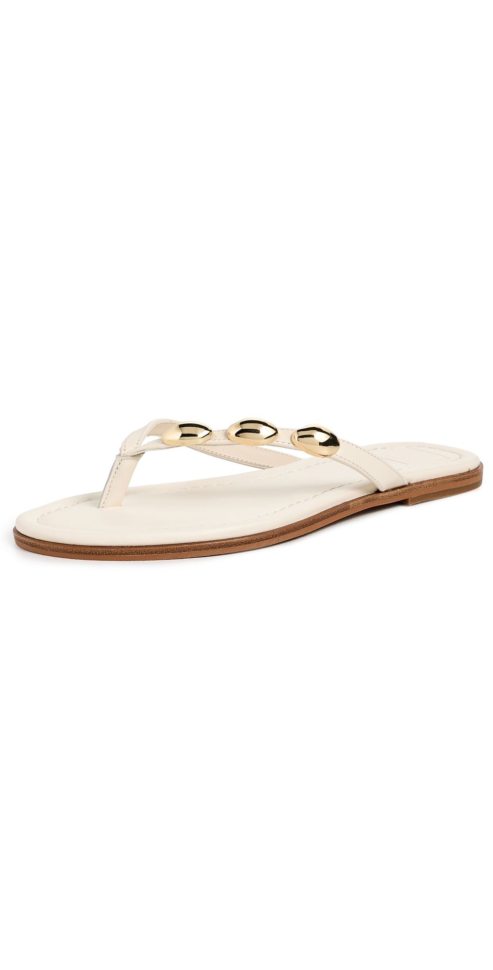 Dolce Vita Juny Thong Sandals Off White Leather 7