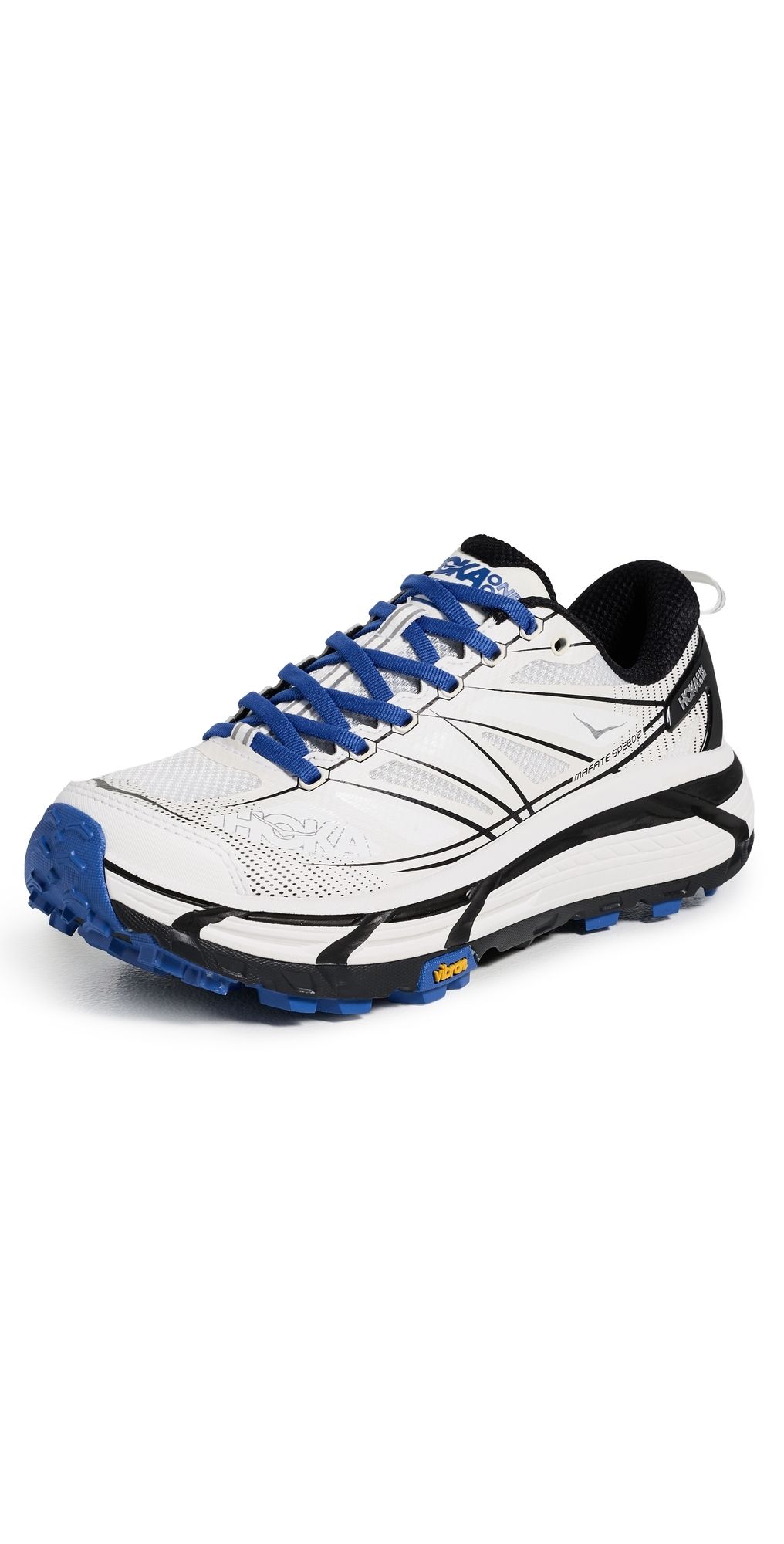 HOKA Mafate Speed 2 Sneakers White/Cobalt Blue M 5.5/ W 6.5
